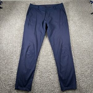 Rhone Pants Mens 35 (Fits 34x31) Navy Preppy Chino Performance Casual Commuter